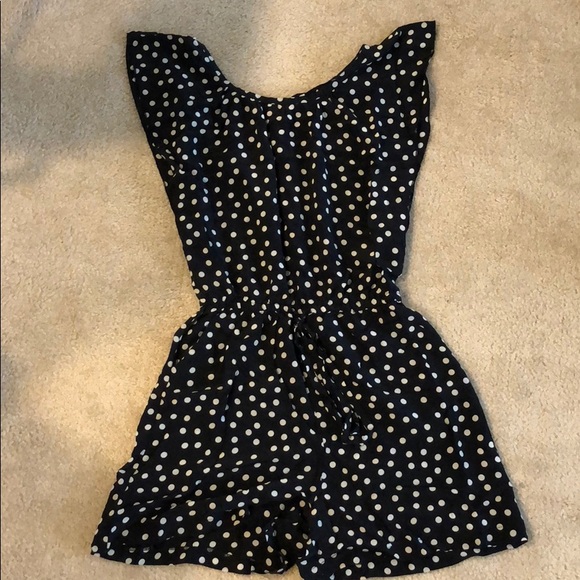 Chiffon polkadot romper - Picture 1 of 2